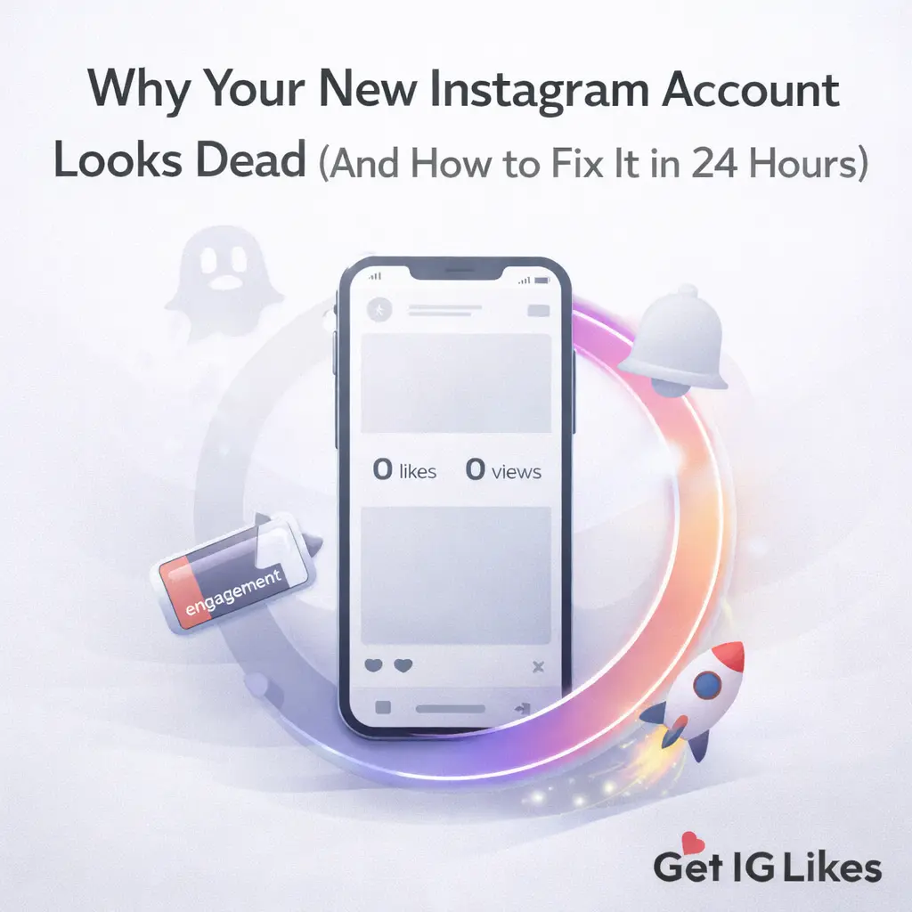 Why Your New Instagram Account Looks “Dead” (And How to Fix It in 24 Hours)