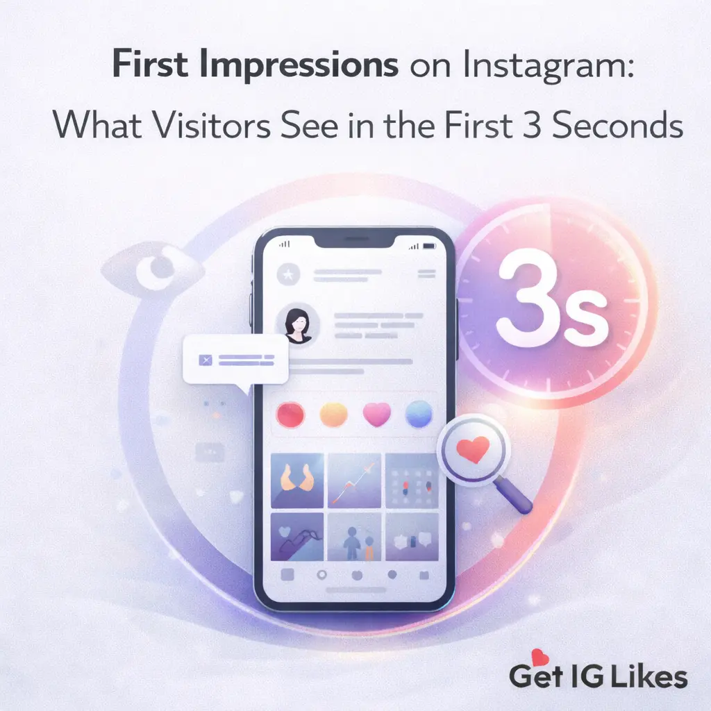 First Impressions on Instagram: What Visitors See in the First 3 Seconds